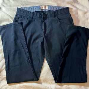 Penguin navy cotton blend young mens casual chino pants size 31 X 32